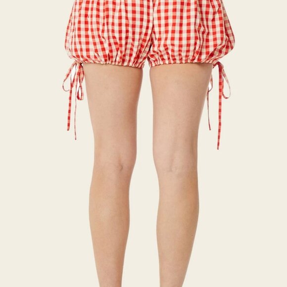 Find Me Now Odaline Bloomer Short in Picnic Gingham - Picture 1 of 5